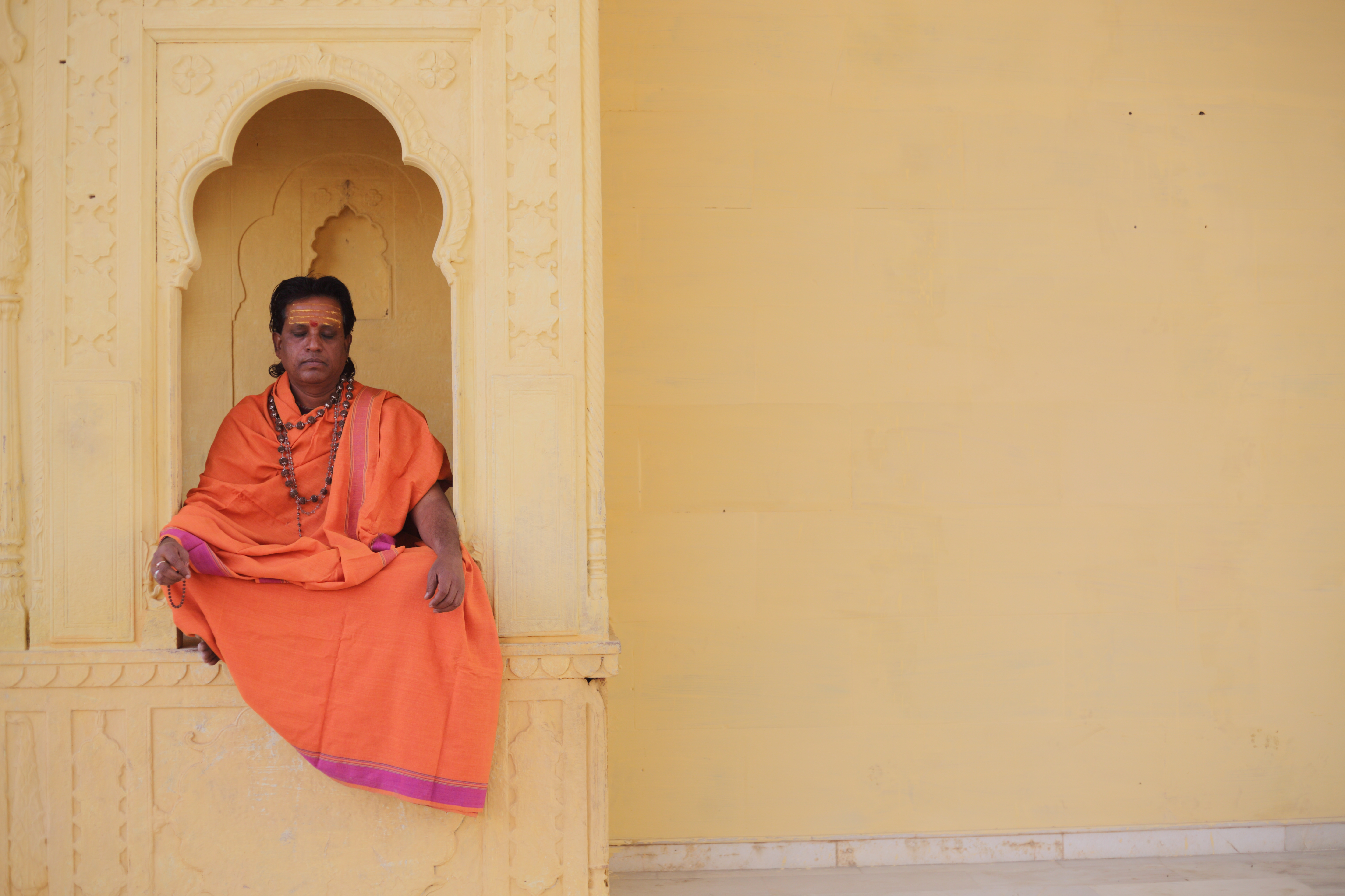 Swami Ji Meditating